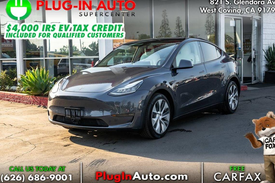 TESLA MODEL Y 2020 5YJYGDEE6LF019104 image